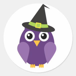 Uil met Pet Halloween Stickers