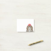 uil met zinnia Post-it® notes 4 x 3 inch (Op bureau)