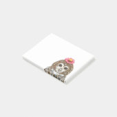 uil met zinnia Post-it® notes 4 x 3 inch (Schuin)