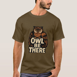 Uil moet er zijn   Stijlvolle uil vet T-shirt