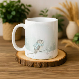 Uil Mok Waterverf Winter Kerstcadeau Knuffel Voor