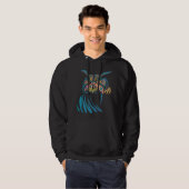 Uil Mooie Vogel Wijsheid 1 Hoodie (Voorkant volledig)