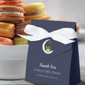 Uil Moon Blue Schattigee Sterren Baby shower Bedankdoosjes