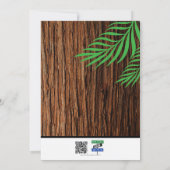 Uil Nacht Lang Verjaardagsfeest Kaart (Achterkant)