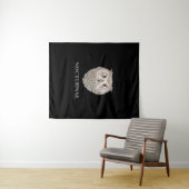 Uil Nachtelijk Illustratie Tapestry Wandkleed (In Situ (horizontaal))
