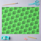 Uil (neon groen) - Tissuepapier (Craft)