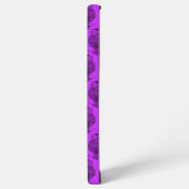 Uil (neon paars) - Samsung Case Galaxy Hoesje (Linkerkant)