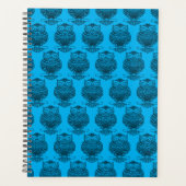 Uil (neonblauw) - Planner (Voorkant)