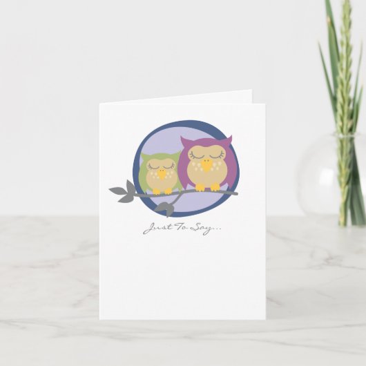 Uil Notitiekaarten (Voorkant)