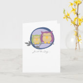 Uil Notitiekaarten (Gele Bloem)