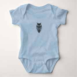 Uil ontwerp baby romper