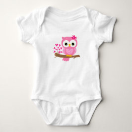 Uil ontwerp baby romper