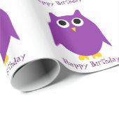 Uil ontwerp verjaardagscadeau cadeaupapier (Rol Hoek)