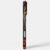 Uil op de boom onder een rode maanlicht Case-Mate iPhone case (Achterkant / Rechts)