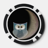 Uil op de maan Chip Poker (Achterkant)
