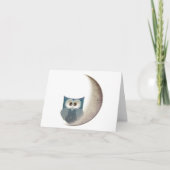 Uil op de Maan Kaart (Voorkant)