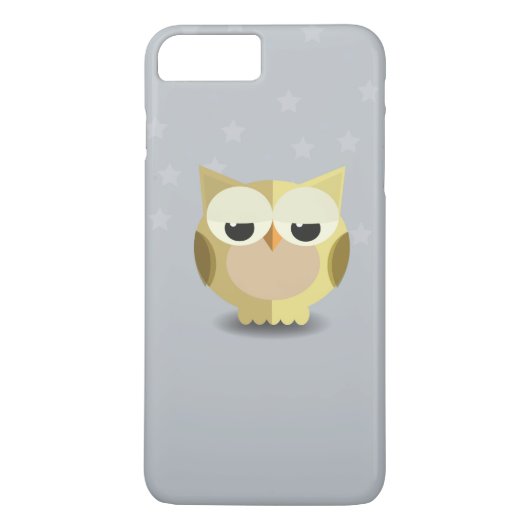 Uil op een starre achtergrond illustratie Case-Mate iPhone case (Achterkant)