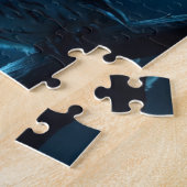uil op een tak 's nachts legpuzzel (Zijkant)