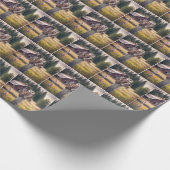 Uil op hek post cadeaupapier (Hoek)