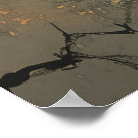  Uil op Jack-o'-Lantern Poster (Hoek)