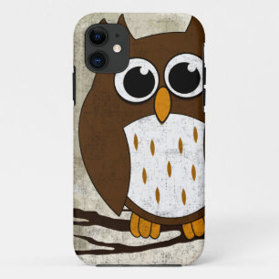 Uil op tak iPhone 11 hoesje