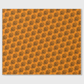 Uil (oranje) - Inpakpapier (Vlak)