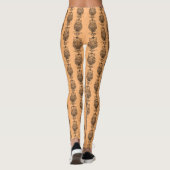 Uil (oranje) - Leggings (Achterkant)