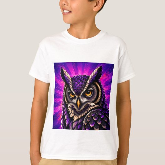Uil Oude Wilde Dieren T-shirt (Voorkant)
