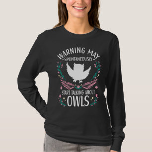 Uil Outfit Voor Uil Vogel Kleding Vrouwen Meisjes  T-shirt