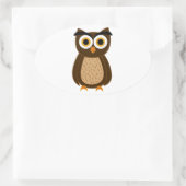 Uil Ovale Sticker (Tas)