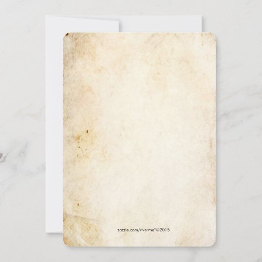  Uil Paar in Tree Bruiloft Uitnodigingen (Achterkant)