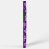 Uil (paars) - Samsung Case Galaxy Hoesje (Rechterkant)
