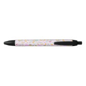 Uil Pastel Roze   Zwarte Inkt Pen (Achterkant)