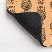 Uil (patroon oranje) - Muismat (Hoek)