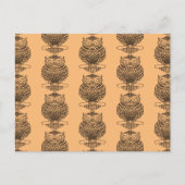 Uil (patroon sinaasappel) - Briefkaart (Voorkant)