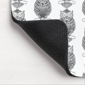 Uil (patroon wit) - Muismat (Hoek)