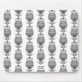 Uil (patroonwit) - Muismat (Voorkant)