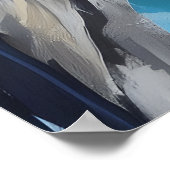 Uil Portret Schilderijen Poster (Hoek)