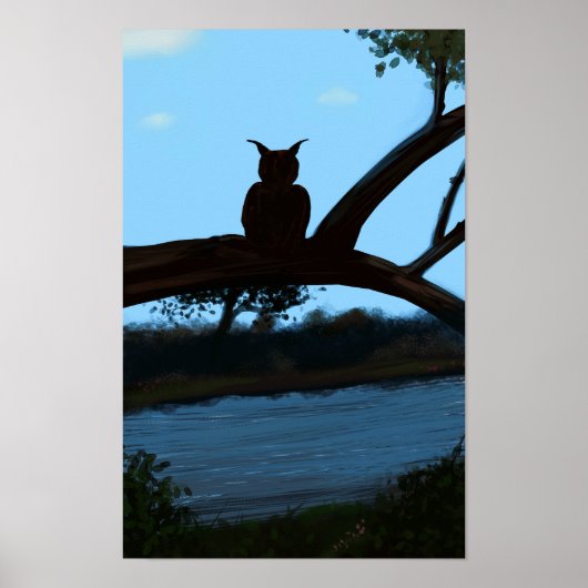 Uil Poster (mat) (Voorkant)
