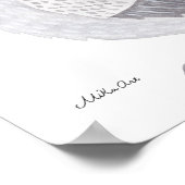 Uil Poster Sneeuwuil Illustratie Uil Kinderkamer K (Hoek)