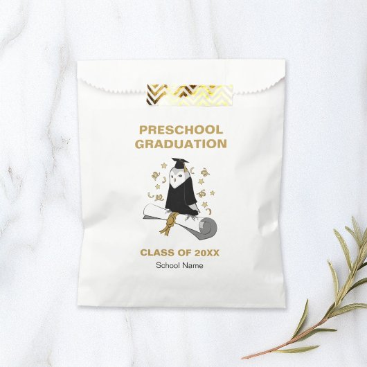 Uil Preschool / Kindergarten Afstudeerfeest Bedankzakje