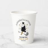 Uil Preschool / Kindergarten Afstudeerfeest Papieren Bekers (Voorkant)