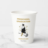 Uil Preschool / Kindergarten Afstudeerfeest Papieren Bekers (Voorkant)