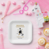 Uil Preschool / Kindergarten Afstudeerfeest Papieren Bordje (Feest)