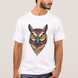 Uil Print Design T-shirt