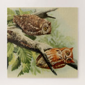 Uil Print Wall Art Legpuzzel (Horizontaal)
