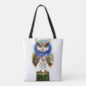 Uil-protocol Tote Bag (Achterkant)