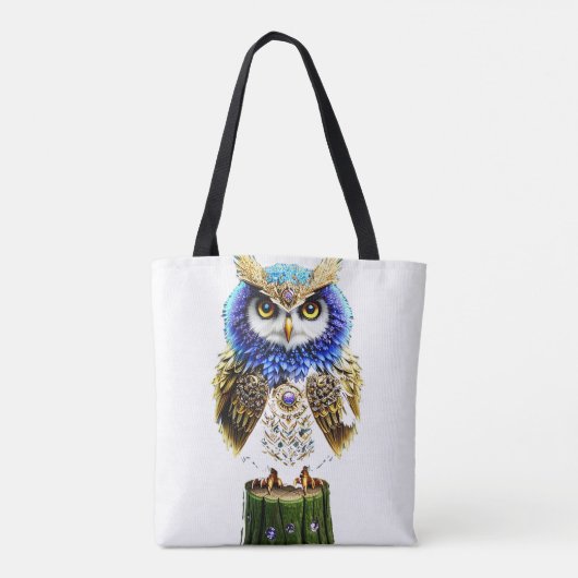 Uil-protocol Tote Bag (Achterkant)