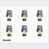 Uil Protocol  Vierkante Sticker (Vel)