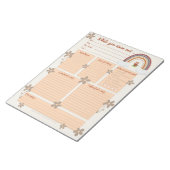 Uil Rainbow Substitute Report Notitieblok (Schuin)